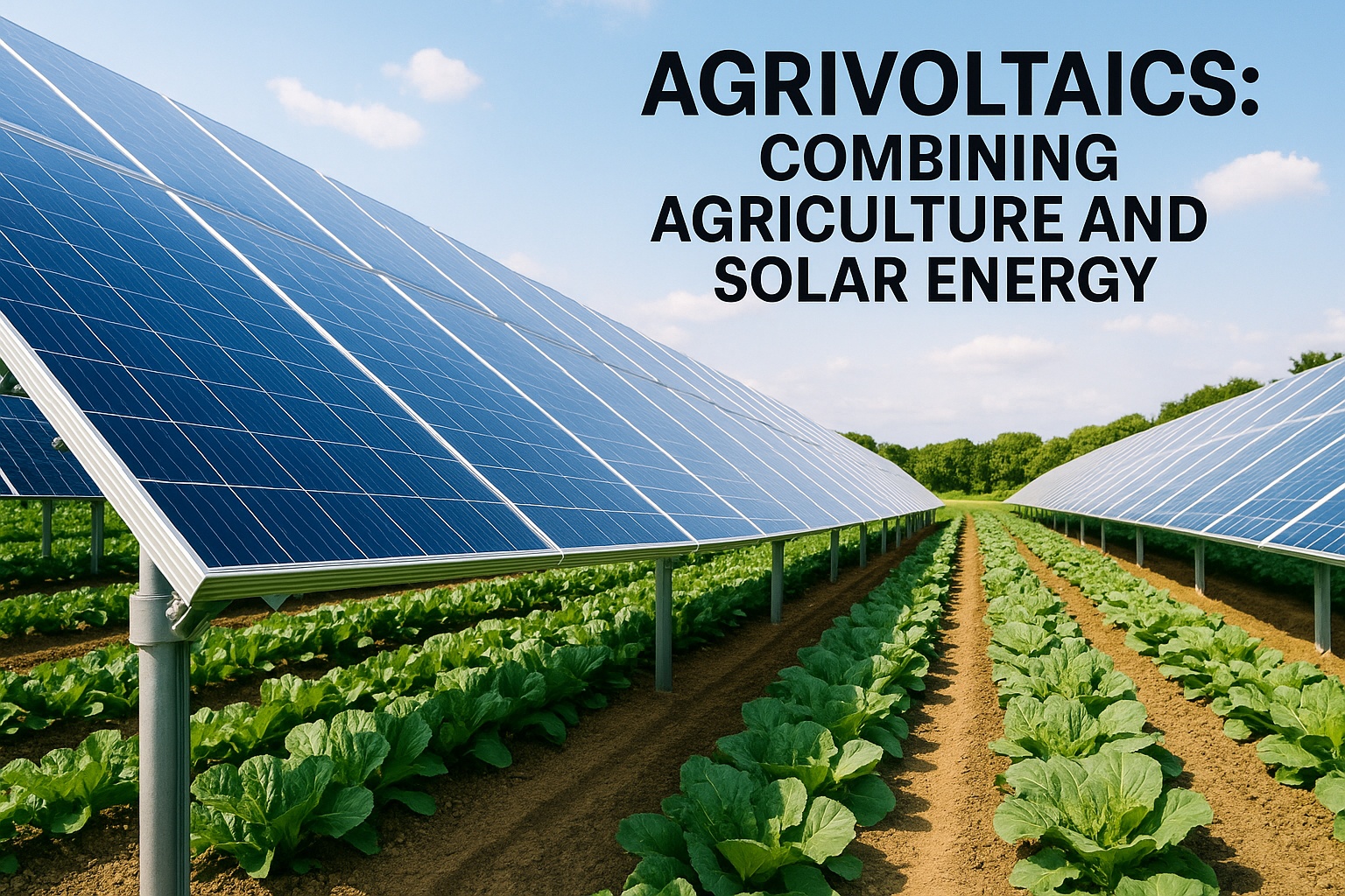 Agrivoltaics Combining Agriculture and Solar Energy